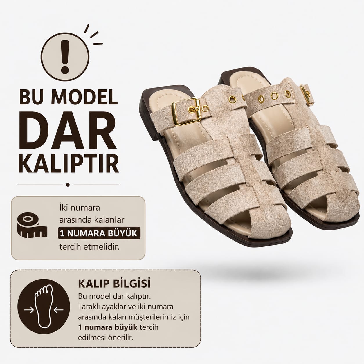 MARY  Dana süet terlik(Dar Kalıp)